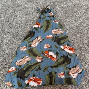 Aakaa Dusty Blue Women's Top with Textured Fabric